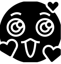 Heart Emoji Glyph Icon