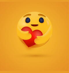 3d Care Emoji Hugging Heart