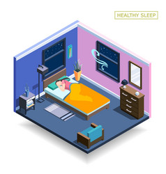 Full Sleep Isometric Composition