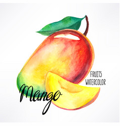 Watercolor Mango