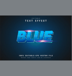 3d Blue Text Effect