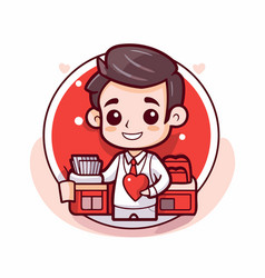 Cute Cartoon Doctor Health Care And Medical