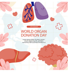 Flat For World Organ Donation Day