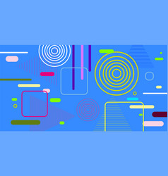 Abstract Geometric Background Bauhaus Memphis