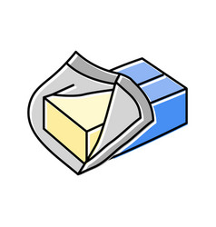 Butter Cheese Food Slice Color Icon