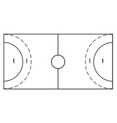 Diagram Handball Court