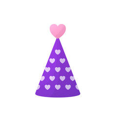 Purple Birthday Party Hat Holiday