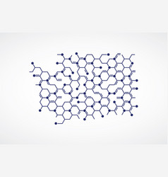 Washington Biomedical Map Molecular Structure