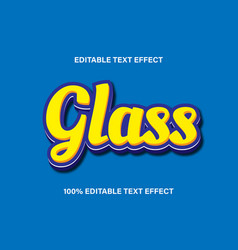 Glass Editable Text Effect 3 D Emboss Gradient