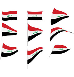 Set With Iraq Flag