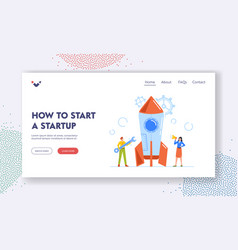 How To Start A Start Up Landing Page Template