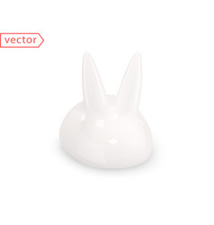 Easter Bunny 3d Of A Cute White Rabbit Figurine