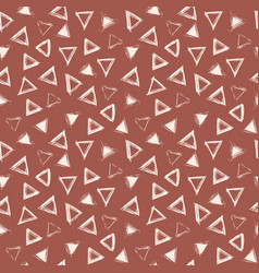 Triangles Hand Draw Seamless Pattern