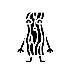 Bacon Meat Character Glyph Icon