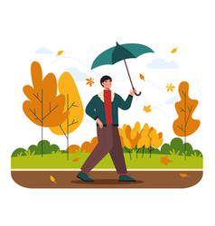 Man With Umbrella