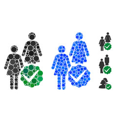 Women Only Composition Icon Circle Dots