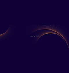 Dark Abstract Background With Flowing Curve