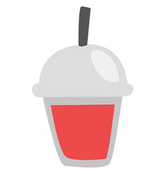 Fastfood Slushie On A White Background