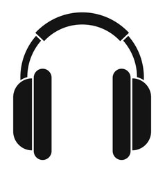 Soundproof Headphones Icon Simple Style