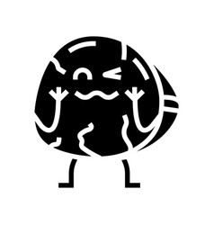 Ham Meat Character Glyph Icon