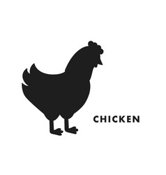 Chicken Isolated Silhouettes