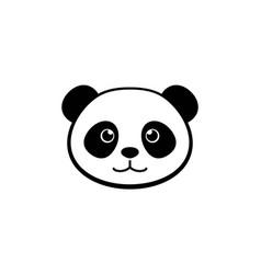 Cute panda Royalty Free Vector Image - VectorStock