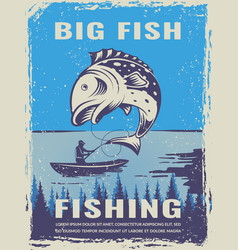 Fishing Poster Outdoor Exploring And Relax Time