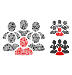 Humpy People Crowd Icon Collage