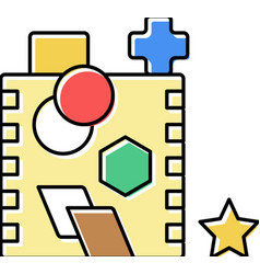 Shape Sorting Color Icon