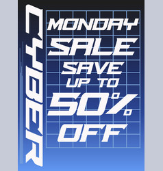 Big Cyber Monday Sale Poster Flyer Design