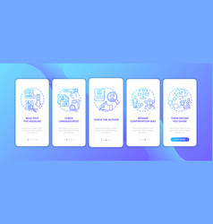 Fake News Checking Tips Onboarding Mobile App