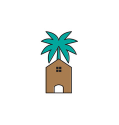 Palm House Icon Logo Design