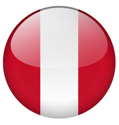 Peru Flag Button