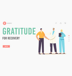 Patient Male Character Gratitude Doctor