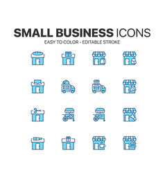 Small Business Icon Enterprise And Store Icon