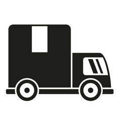 Truck Return Box Icon Simple Goods Product