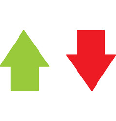 Up And Down Arrow Isolated