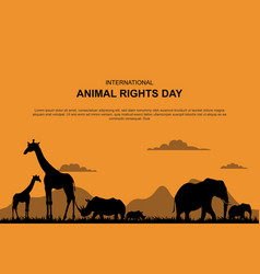 International Animal Rights Day Background