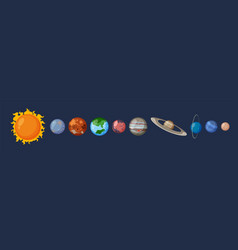 Solar System Background Template