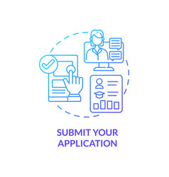 Submit Application Concept Icon