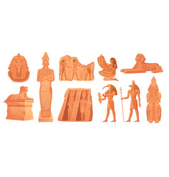 Egyptian Stone Statue Ancient Clay Figurines