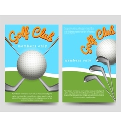 Golf Club Brochure Flyers Template