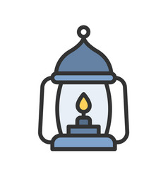 Oil Lamp Icon Image