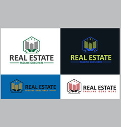 Real Estate Business Logo Design Template