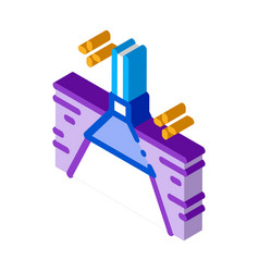 Carpet Cleaning Mop Isometric Icon