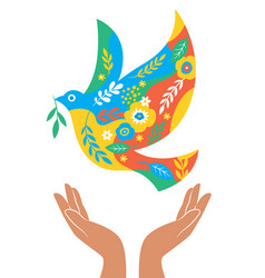 Hands Releasing Peace Dove