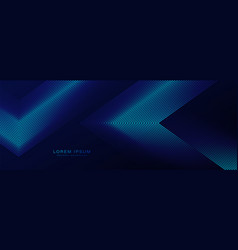 Modern Dark Blue Abstract Banner Background