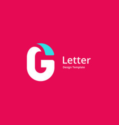 Logo design template letter g concept idea the Vector Image