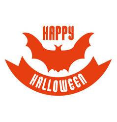 Bat Halloween Badge