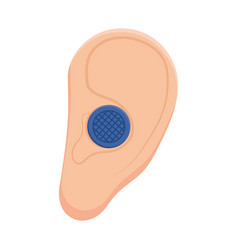 Ear With Earphone Device